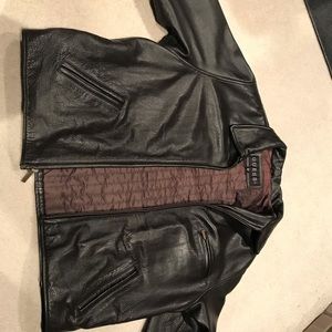 Guess Leather Jacket XXL